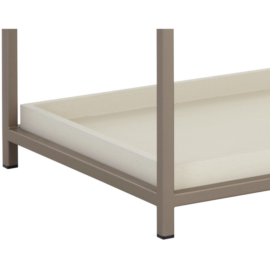 Rebel 38 X 27.25 inch Champagne Gold / Cream Night Stand, Large